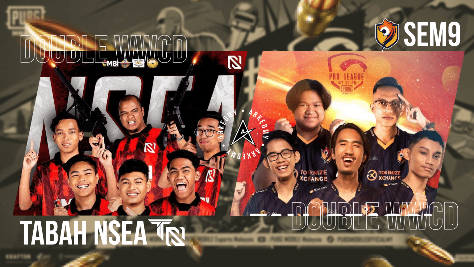 SEM9 Dan Tabah NSEA Dipuncak Liga Pada Hari Kedua