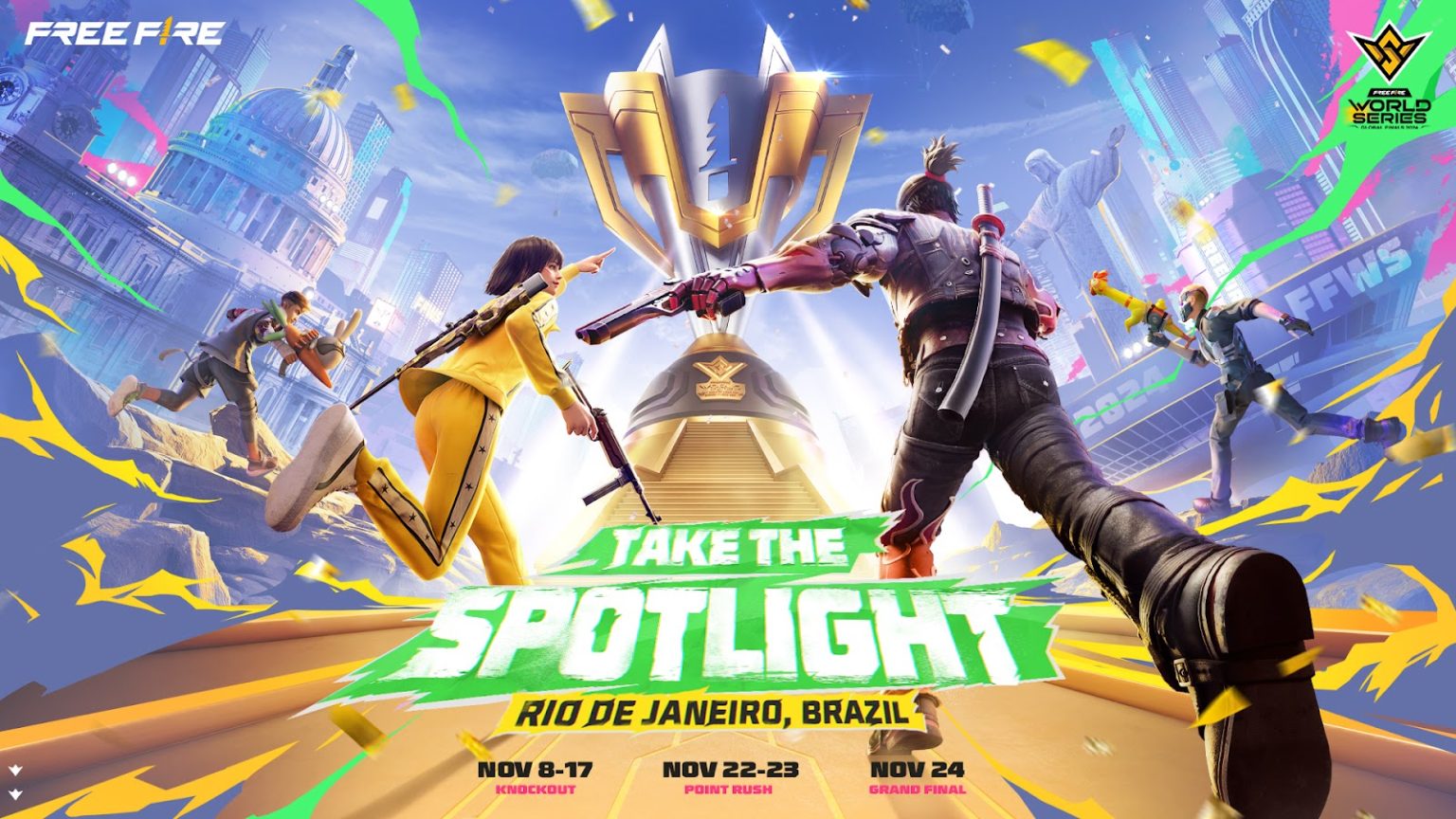 18 Pasukan Akan Menjadi Tumpuan di Free Fire World Series Global Finals 2024