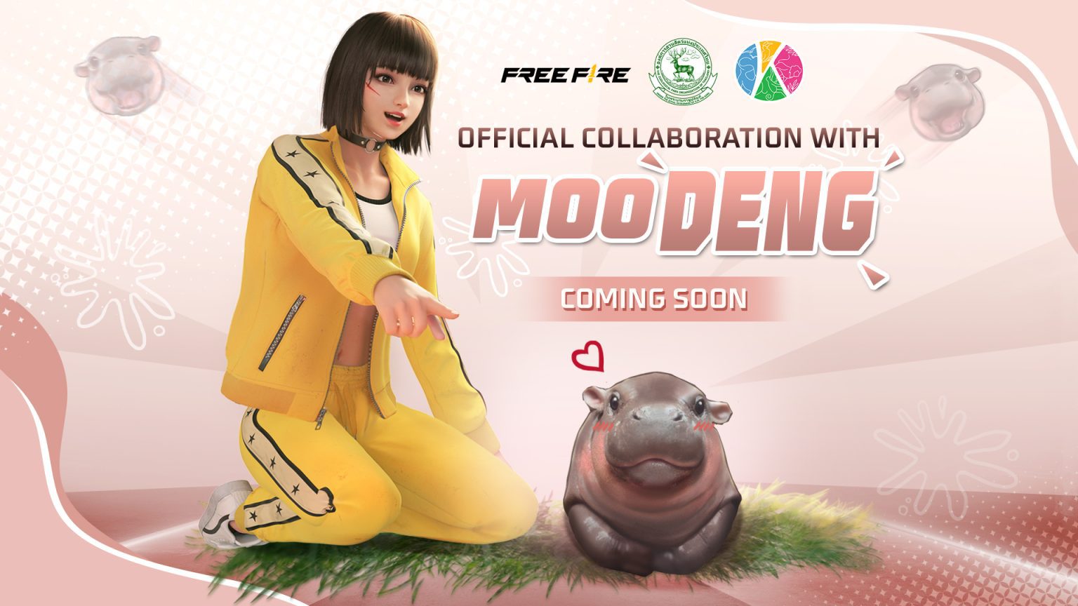 Garena Free Fire Bekerjasama dengan Zoo Thailand Perkenalkan Kolaborasi Eksklusif “Moo Deng”