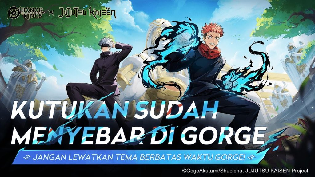 Kolaborasi Honor of Kings x Jujutsu Kaisen Bermula 1 November!