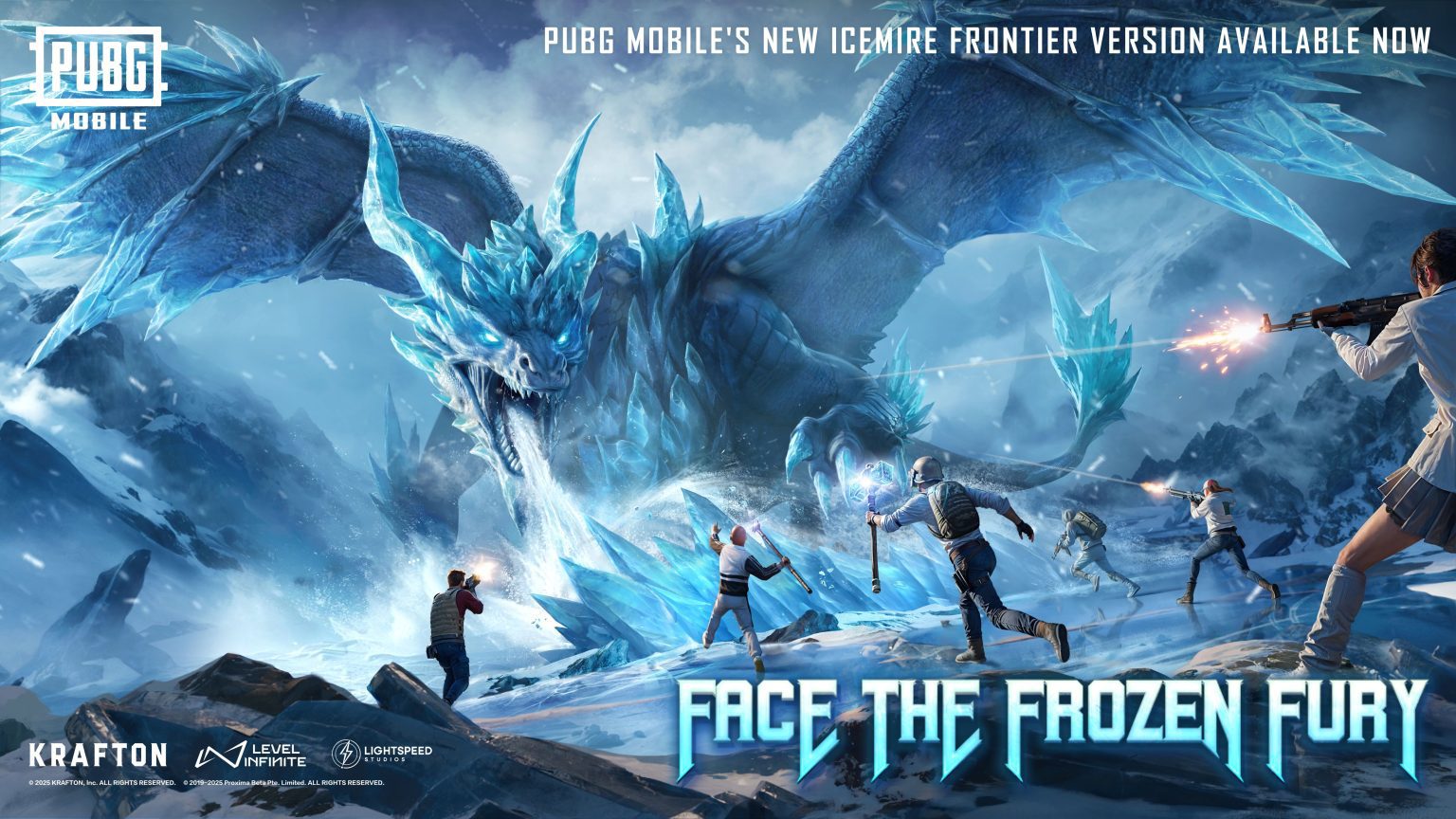 Pengembaraan Beku di PUBG MOBILE Versi 3.5! Lawan Naga, Naik Mammoth, & Banyak Lagi