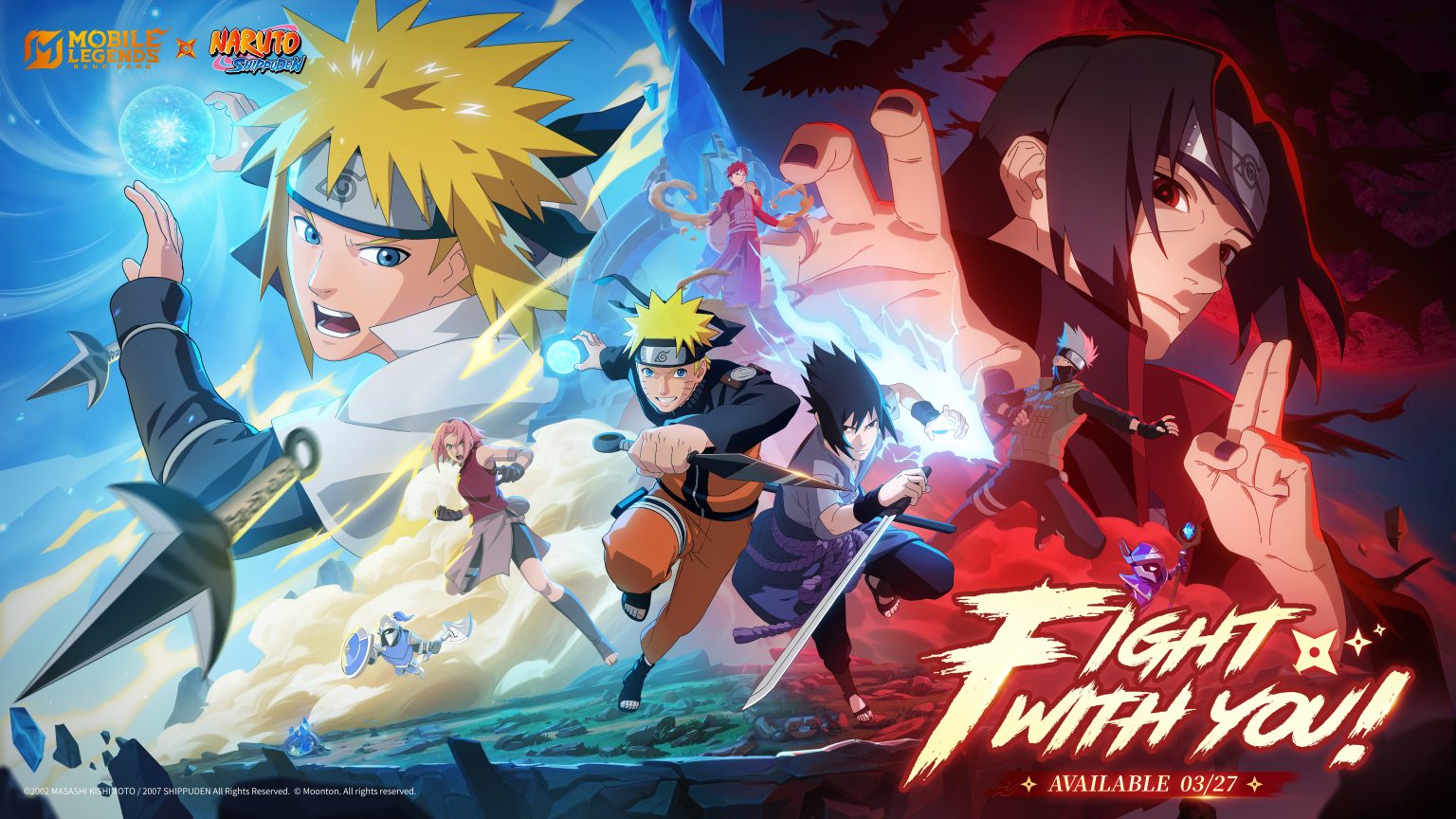 MLBB × NARUTO Kembali: Giliran Minato & Itachi Gegarkan Land of Dawn!