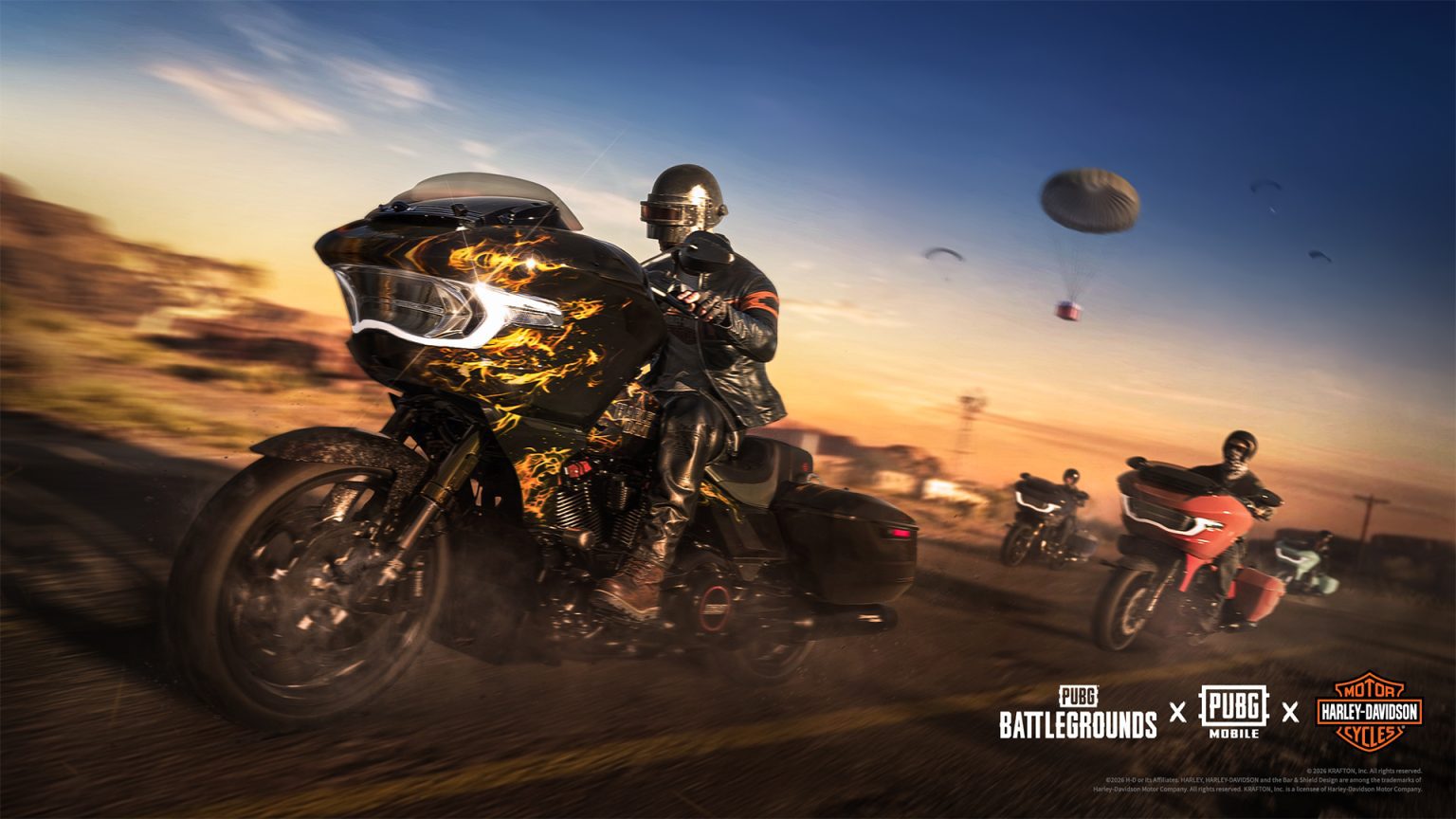 Bukan Sekadar Battle Royale, Kini Anda Boleh Menunggang Harley Dalam PUBG & PUBG Mobile